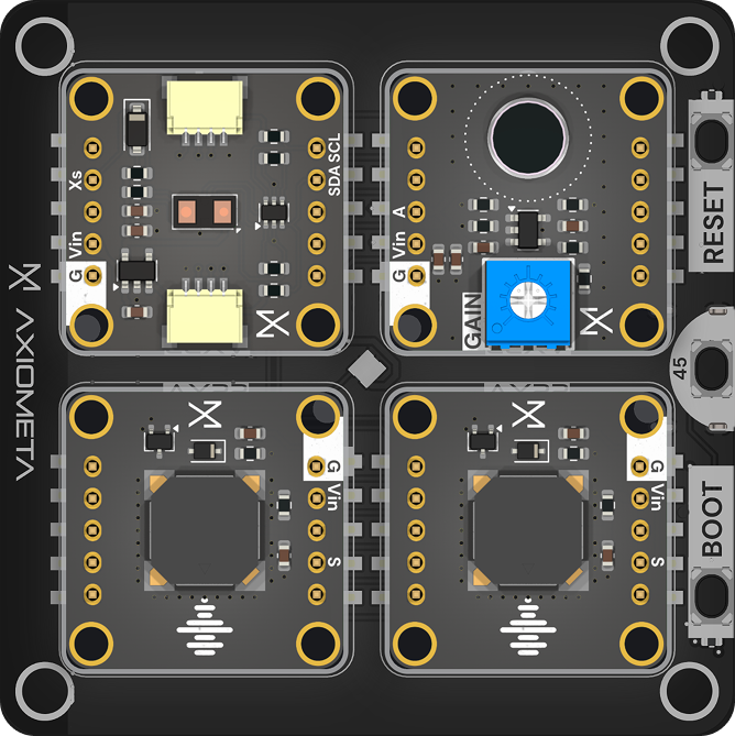 Axiometa Genesis Mini with its four AX22 modules